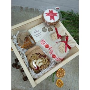 Подарочный набор "С любовью из удмуртии" от "Мёд и кедр" на любой праздник, для любимых