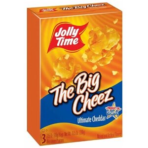 Попкорн для микроволновки Jolly Time (Джолли Тайм) со вкусом сыра Чеддер 3 шт по 99 г