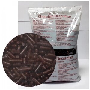 Посыпка (декор) IRCA «Шоколадная вермишель темная» 1 кг