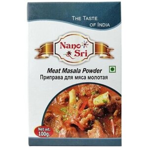 Приправа Мит масала для мяса Meat masala Наносри (Индия) 100 гр