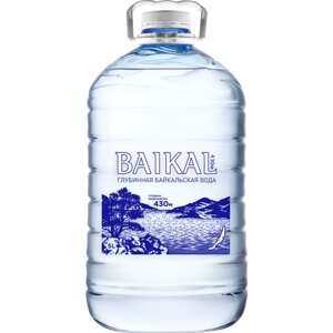 Природная питьевая вода Байкальская глубинная BAIKAL430, ПЭТ, без вкуса, 5 л
