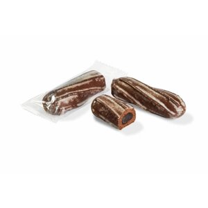 Пряники заварные шоколадные с начинкой глазированные "С шоколадом"индивидуальная упаковка)
