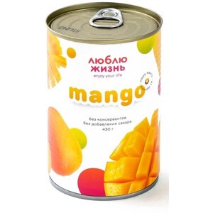 Пюре Люблю жизнь, манго, 430 г