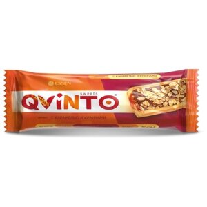 QVINTO (Квинто) десерт С карамелью и кранчами (шоу бокс 21 шт)