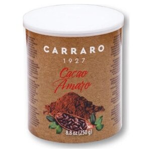 Растворимое какао Carraro Cacao Amaro 250 гр в банке