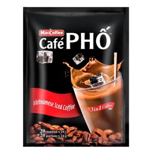 Растворимый кофе MacCoffee Café PHO 3 в 1, в пакетиках, 20 уп., 24 г