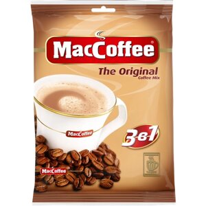 Растворимый кофе MacCoffee The Original 3 в 1, в пакетикахсливки, 10 уп., 200 г