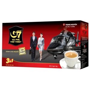 Растворимый кофе Trung Nguyen G7 3 в 1 Original, в пакетикахсливки, молоко, 21 уп., 336 г