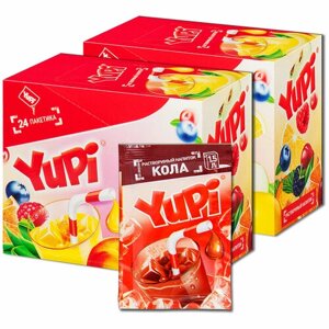 Растворимый напиток YUPI (Юпи) Кола, 48 шт.