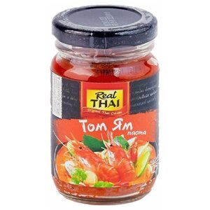 REAL THAI Соус «Паста Том Ям» REAL THAI на основе растительных масел, 125 г