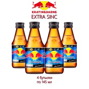 Red Bull Krating Daeng Extra Sinc, 4 бутылки