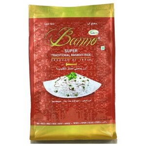 Рис Banno Басмати Super Traditional длиннозерный шлифованный, 1 кг