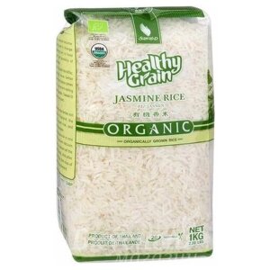 Рис белый органический Жасмин Organic Jasmine Rice SAWAT-D 1 кг.