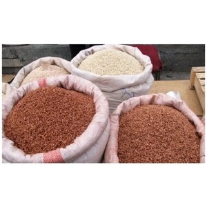 Рис красный девзира родом Узбекистан 10 кг свежий нешлифованный