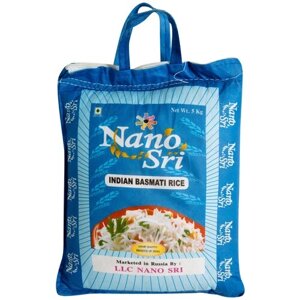 Рис Nano Sri Басмати длиннозерный, 5 кг