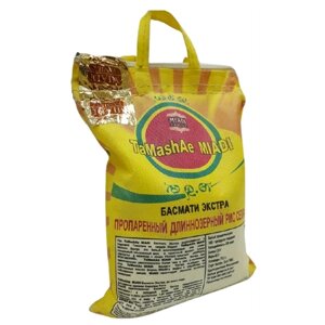 Рис TaMashae MIADI Басмати Extra Long Grain пропаренный длиннозерный, 2 кг