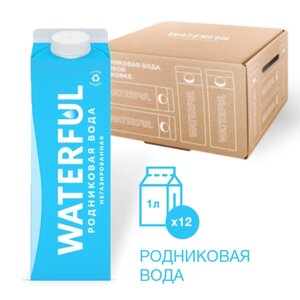 Родниковая вода Waterful Pure Pak 1 л (12 штук)