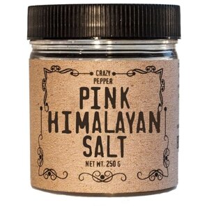 Розовая гималайская соль крупная CrazyPepper 500г.