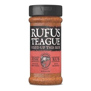 Rufus Teague Приправа для рыбы Fish Rub, 193 г, банка пластиковая