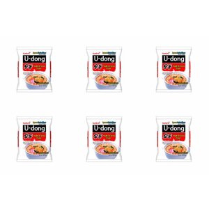 Samyang Лапша быстрого приготовления морепродукты по-восточному U-dong, 120 г, 6 шт