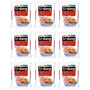 Samyang Лапша быстрого приготовления U-dong, морепродукты по-восточному, 120 г, 9 шт