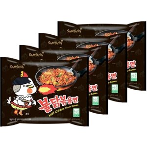 SamYang/Самьянг Лапша быстрого приготовления Hot Chicken, Корея, 4 шт