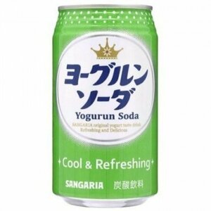 Sangaria Напиток газированный Yogurun Soda, банка 350 гр