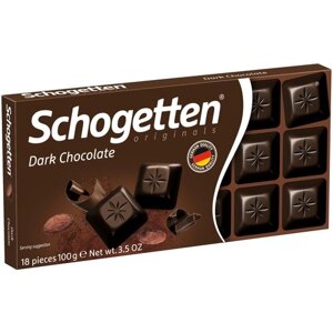Schogetten Dark темный порционный, 100 г