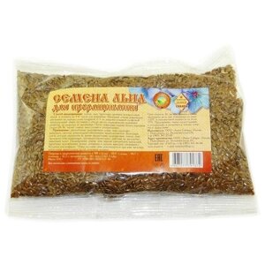 Семена льна Золотые злаки Сибири для проращивания, 170 г