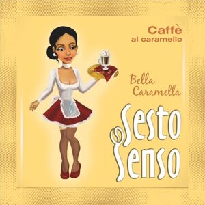 SESTO SENSO / Кофе в чалдах "Bella Caramella"чалды, стандарт E. S. E, 44 мм ), 120 шт