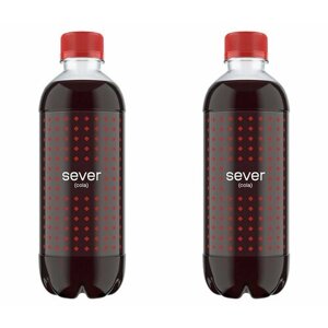 Sever Сильногазированный безалкогольный напиток Cola, 0,5 л, 2 шт