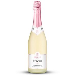 Шампанское безалкогольное Rimuss Litchi Perl полусухое c ароматом личи 0.75 л