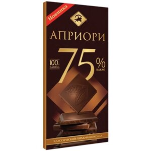 Шоколад Априори горький 75% какао, 100 г