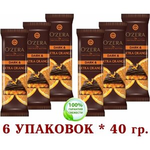 Шоколад горький С апельсиновой начинкой "озёрский" Dark & Red berries "OZera" 6 уп. 40 г .