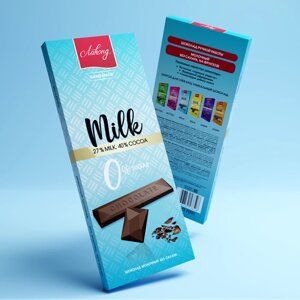 Шоколад Лаконд Молочный. Без сахара, ТМ Лаконд, 80г