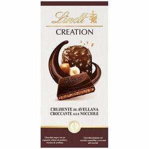 Шоколад Lindt Creation Хрустящий фундук 150 гр (Финляндия)