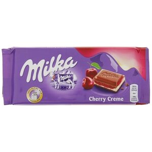 Шоколад Milka Cherry cream молочныйвишневый, 100 г