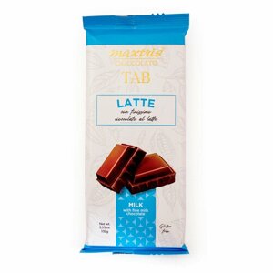 Шоколад молочный (какао мин. 32%плитка, maxtris cioccolato TAB, 0,100 кг