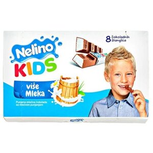 Шоколад Нелино Nelly Nelino KIDS с молочной начинкой, 20 шт по 100 г