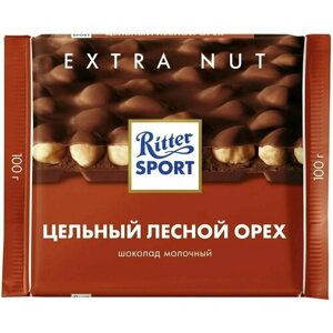 Шоколад Ritter Sport Молочный Цельный лесной орех 100г х 2шт