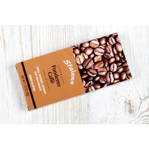 Шоколад с кофе 1091, плитка темного шоколада без сахара и без глютена, 56% какао, STAINER, 0,05 кг