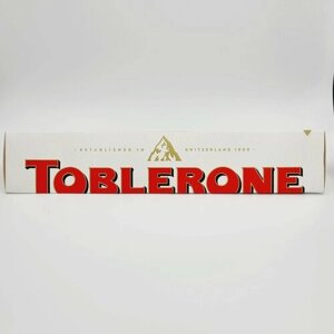 Шоколад Toblerone белый с миндальной нугой и мягким медовым вкусом 100 г (Из Финляндии)