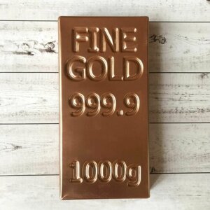 Шоколадная плитка "Слиток золота" 1 кг