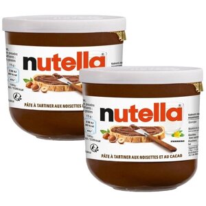 Шоколадно-ореховая паста Nutella с добавлением какао в банка Ferrero (2 шт. по 200 гр.)