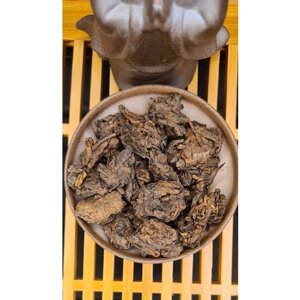 Шу Пуэр "Лао Ча Тоу" Старые чайные головы из г. Линьцан, 12 лет, 100 гр. Тонизирующий пуэр от Чайной Панды