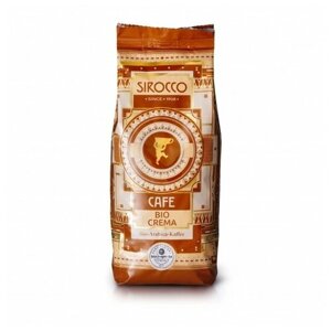 Sirocco Кофе Sirocco Bio-Crema в зерне, 500 грамм