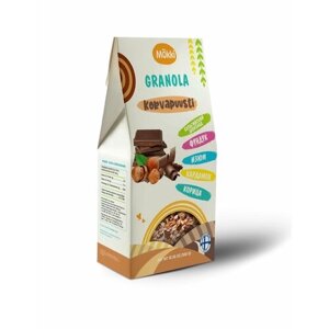 Смесь зерновая хрустящая: Granola шоколад-орех 300г