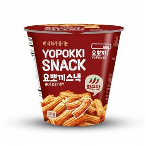 Снеки yopokki SNACK HOT&SPICY с остро-пряным вкусом 50г/moremango