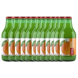 Сок 100% Juice Апельсин, 0.25 л, 12 шт.