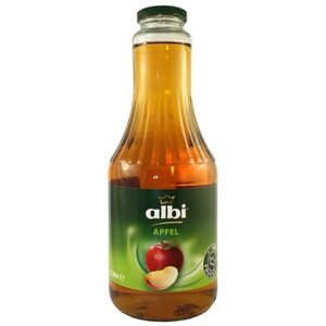 Сок albi яблоко, в стеклянной бутылке, 1 л